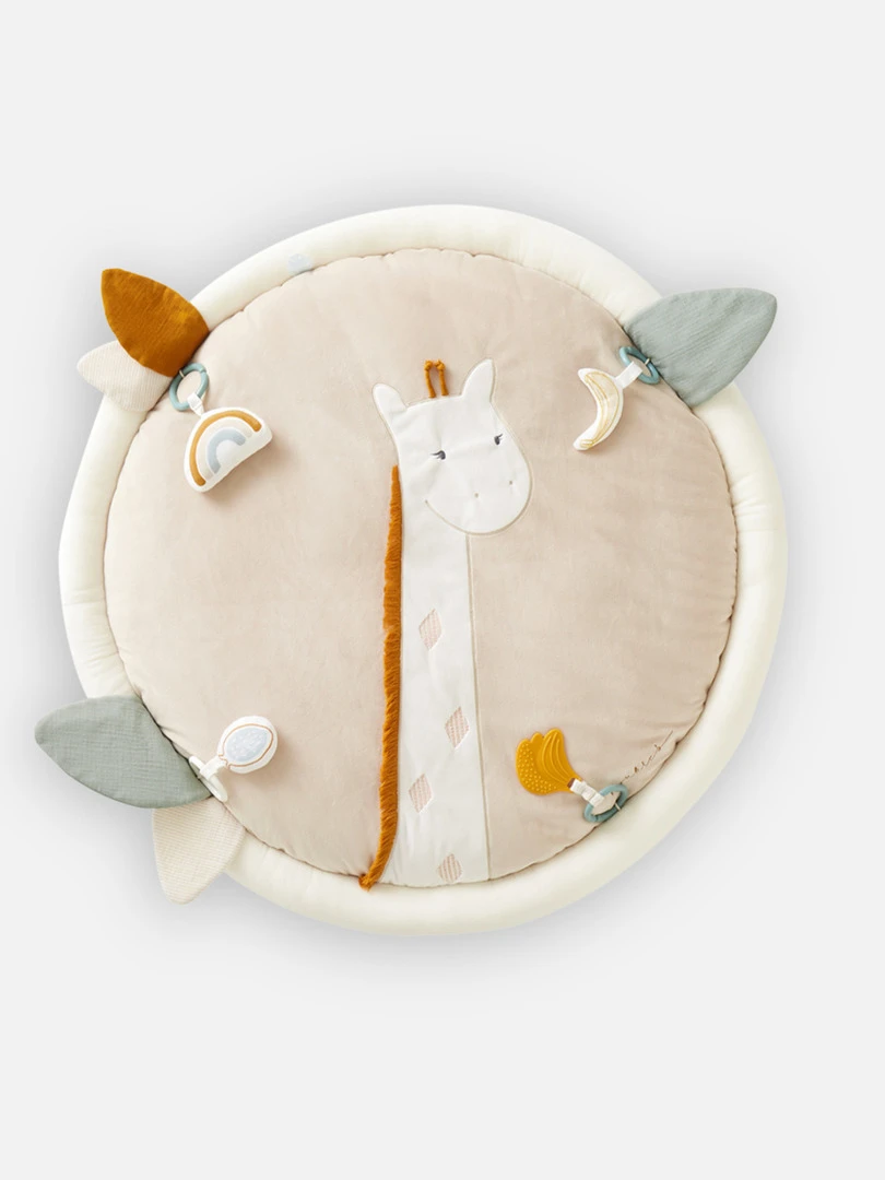 Tapis D'éveil Avec Arches Tiga La Girafe Tso   Beige