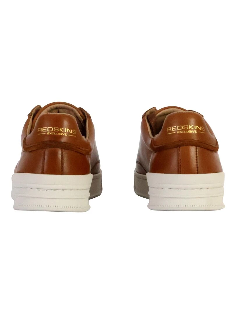 Basket Cuir Redskins Tessin   Marron