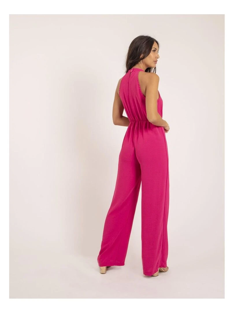 Combi pantalon ELIETTE Rose fushia