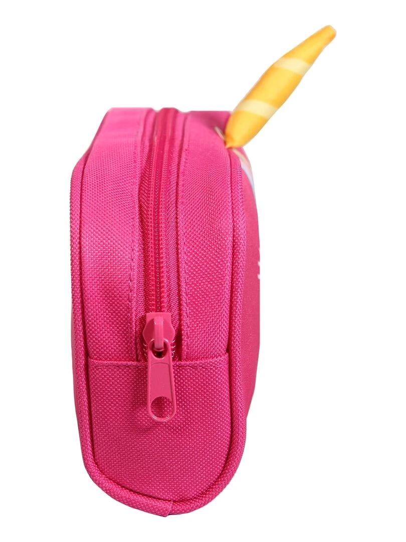 BAGTROTTER Trousse scolaire rectangulaire Kids Rose Licorne   Rose