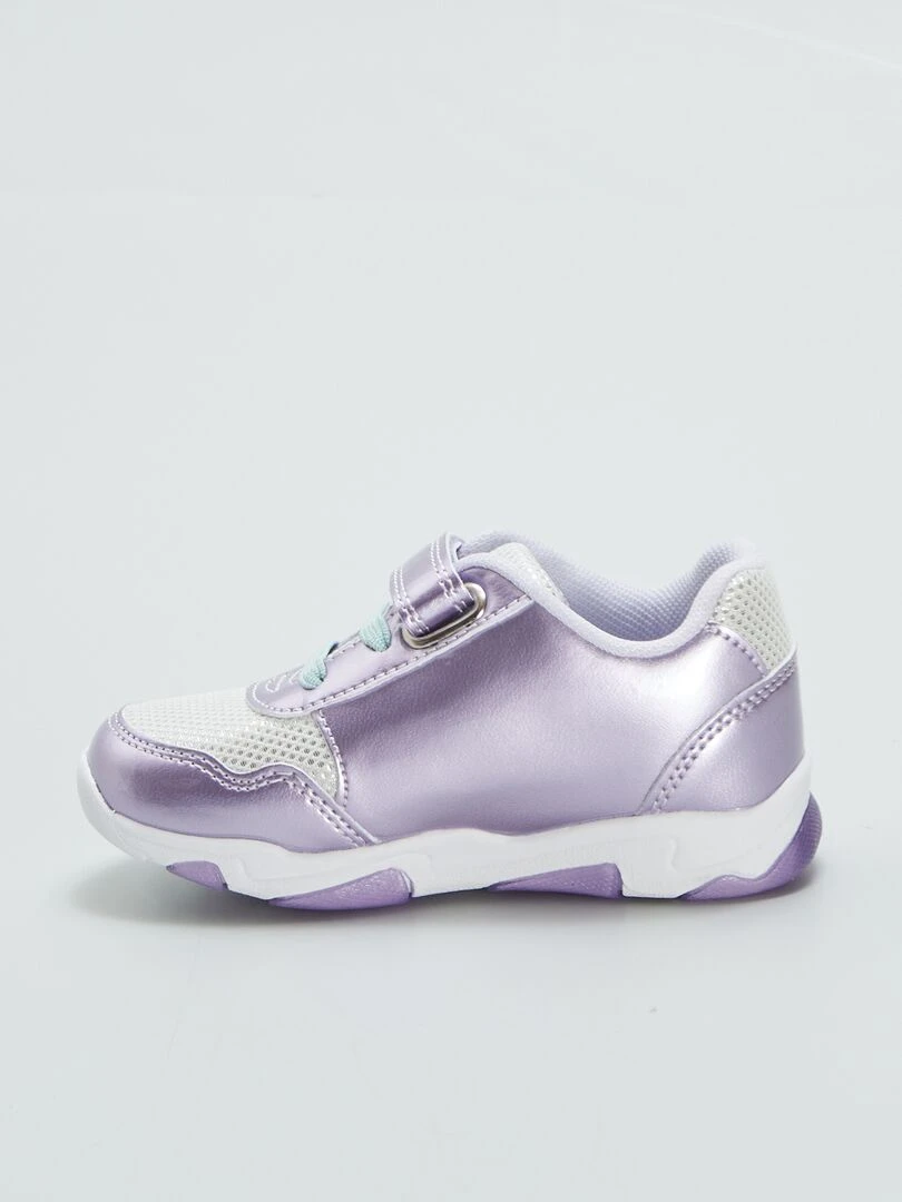 Baskets lumineuses 'La Reine des Neiges'   Violet