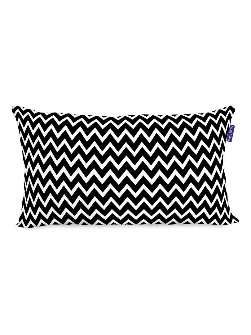 Housse de coussin Mustard "Happyfriday"   Blanc