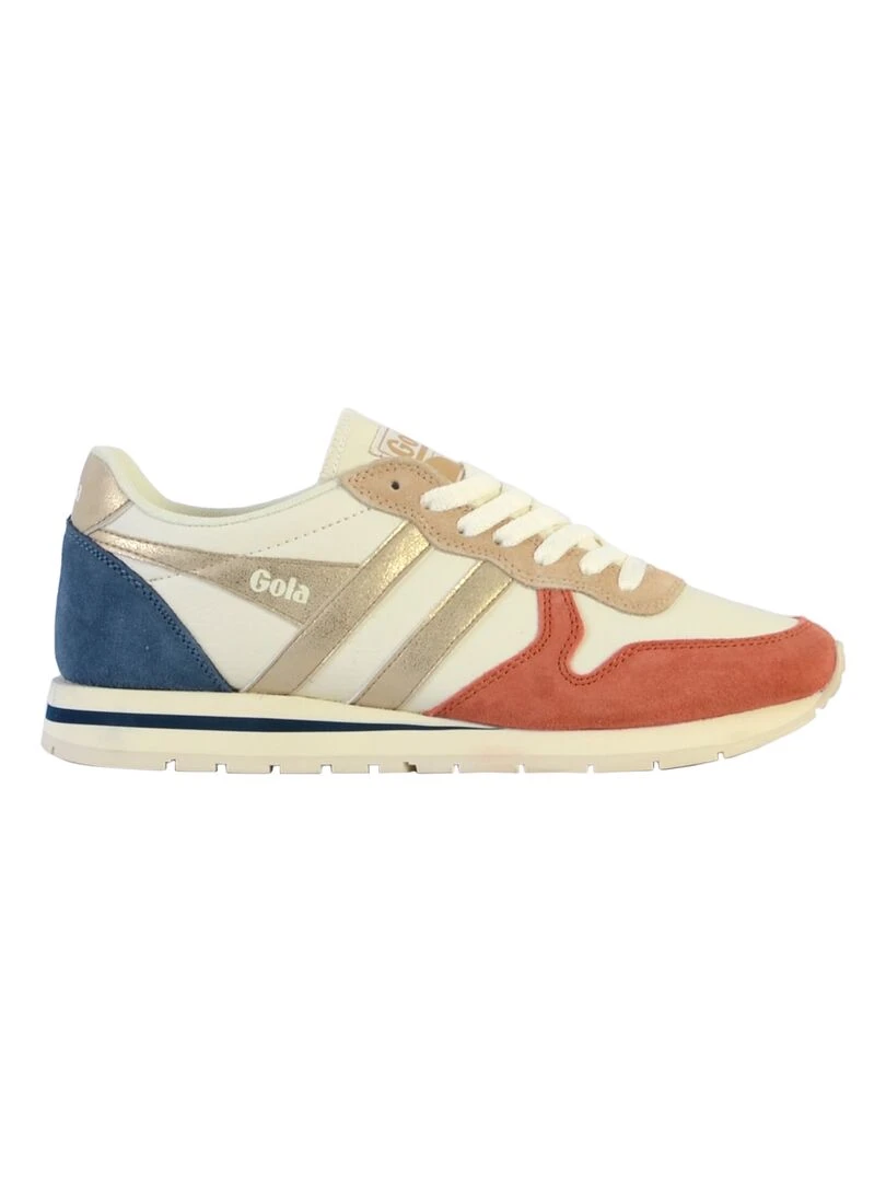 Basket Cuir Gola Daytona Quadrant Multicolore