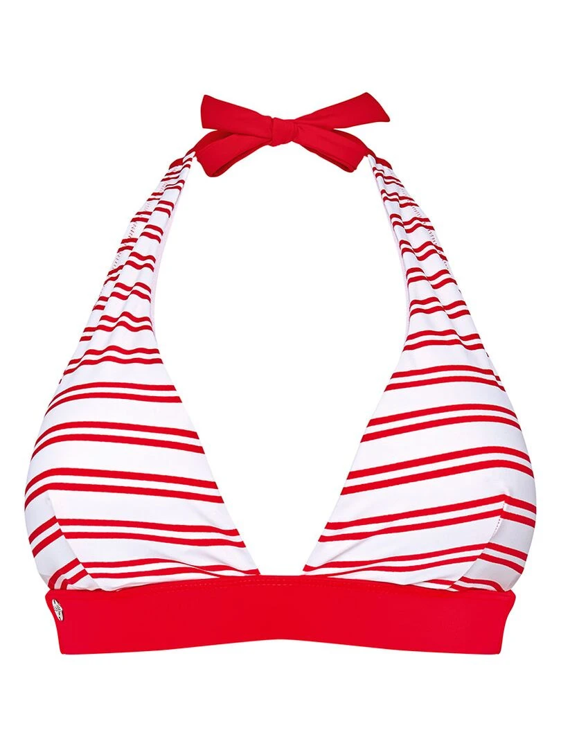 Haut de maillot triangle OCEAN Brigitte Bardot Bain Rouge