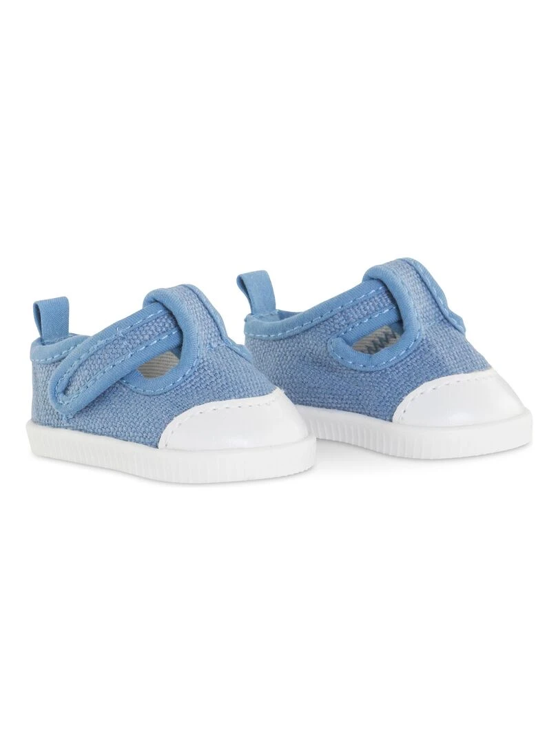 Baskets Bleues pour poupon 36 cm Bleu