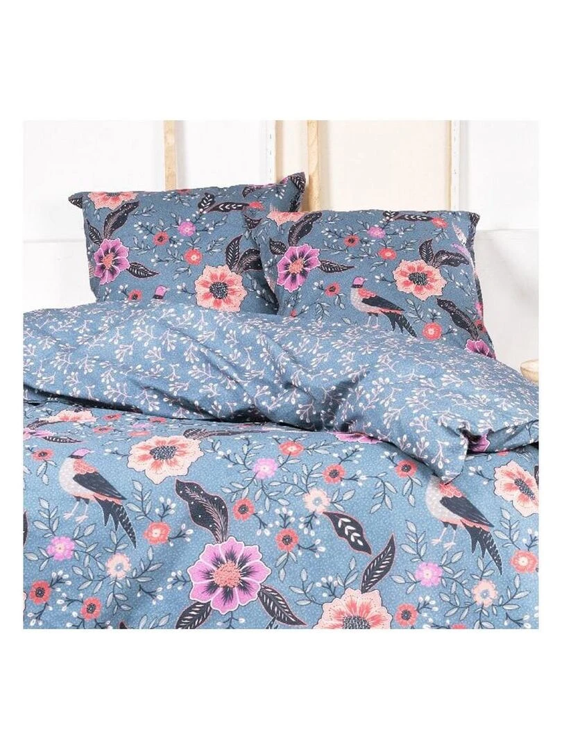 Housse de couette  Sunshine 11.12 + taie(s) 100% coton 57 fils   Bleu