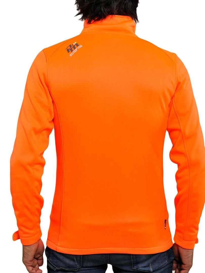 Blouson polar shell homme CRISTOM PEAK MOUNTAIN Orange