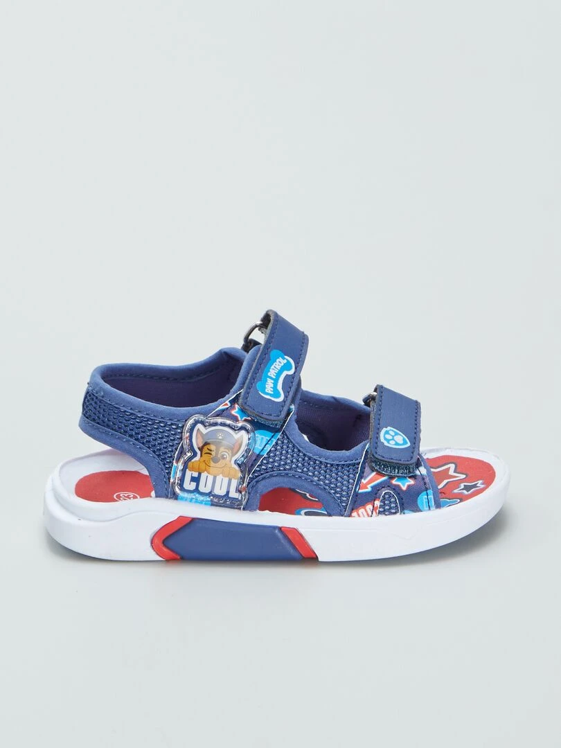 Sandales à scratchs 'Pat 'Patrouille' bleu