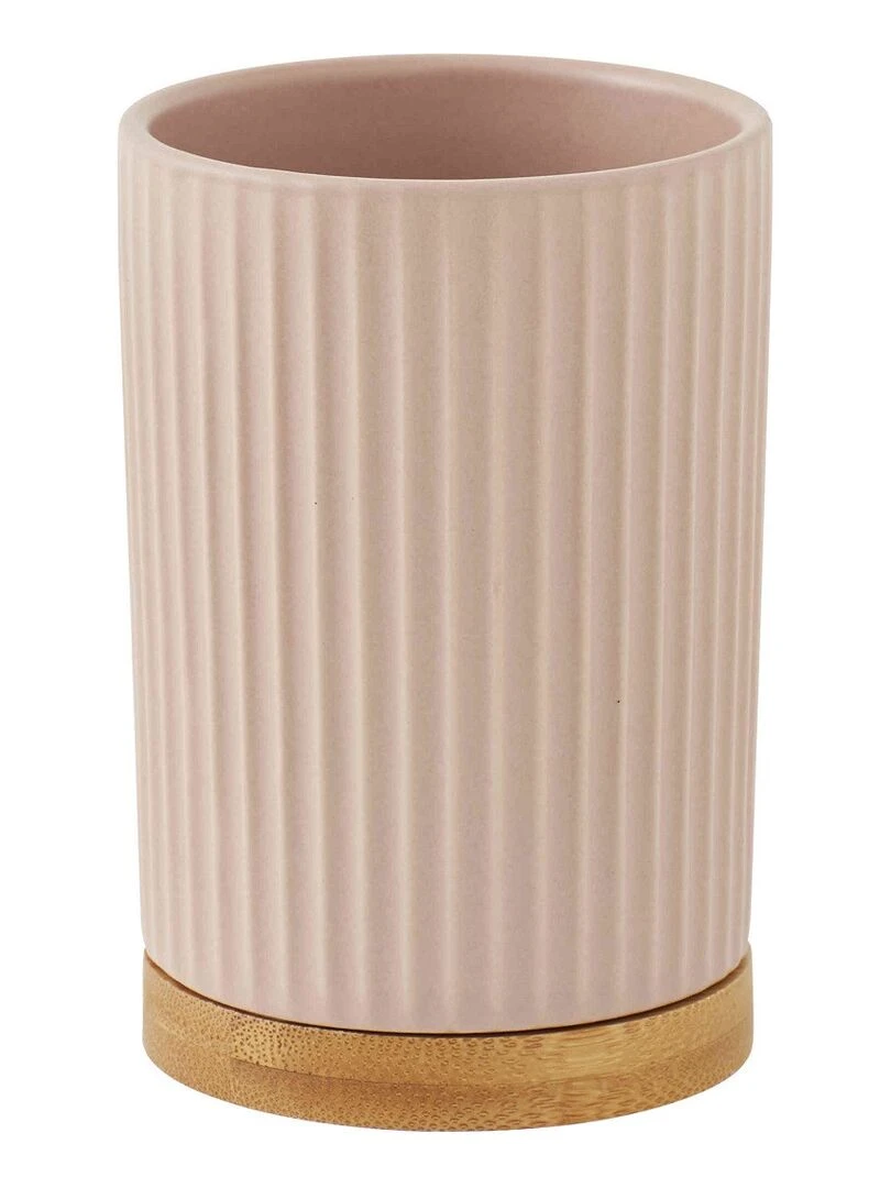 Guy Levasseur Porte brosse à dents en céramique Rose