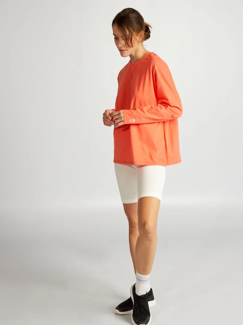 Tee shirt esprit sweat Paris 2024 Corail