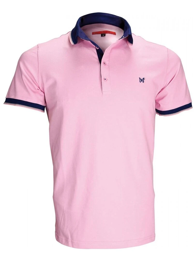 Polo piqué PIERCE Rose