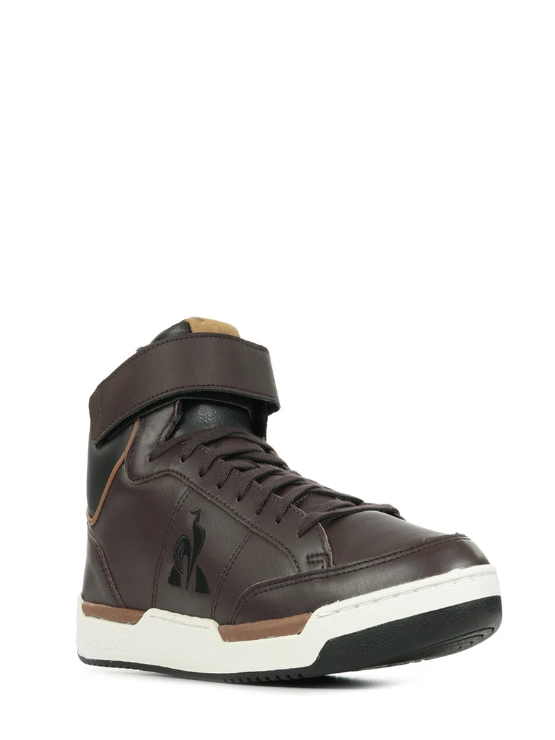 Baskets Le Coq Sportif Field Leather Mix Marron