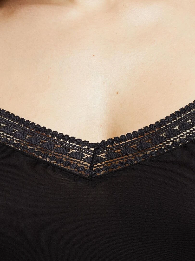 Top viscose Camille   RougeGorge Lingerie   Noir