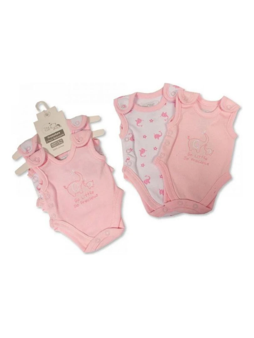 Body Prématuré Rose Bébé en couveuse Rose