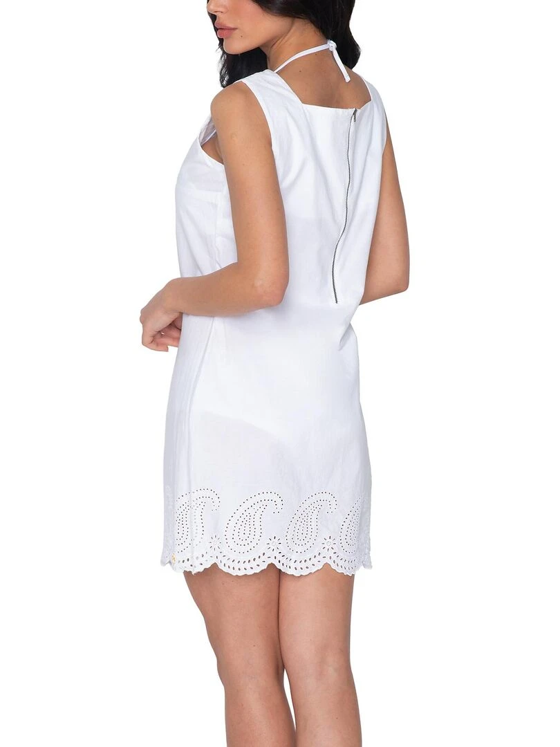 Robe estivale à bretelles Hope Blanc