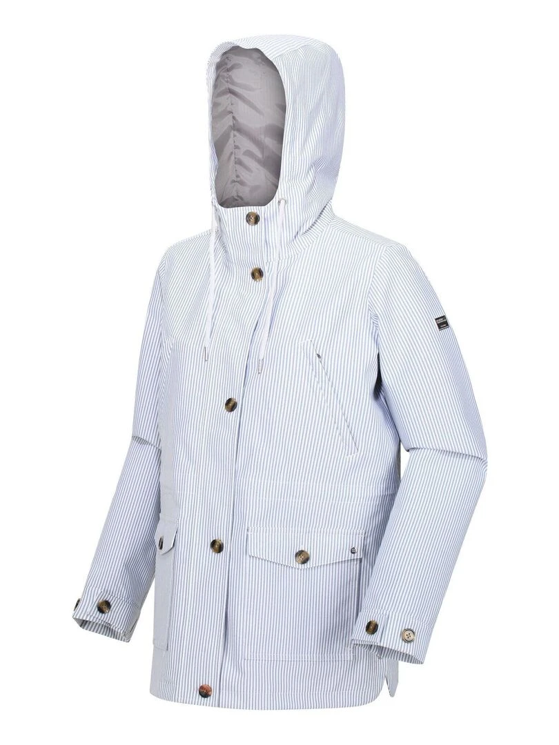 Regatta   Veste imperméable NAHLA   Bleu Blanc