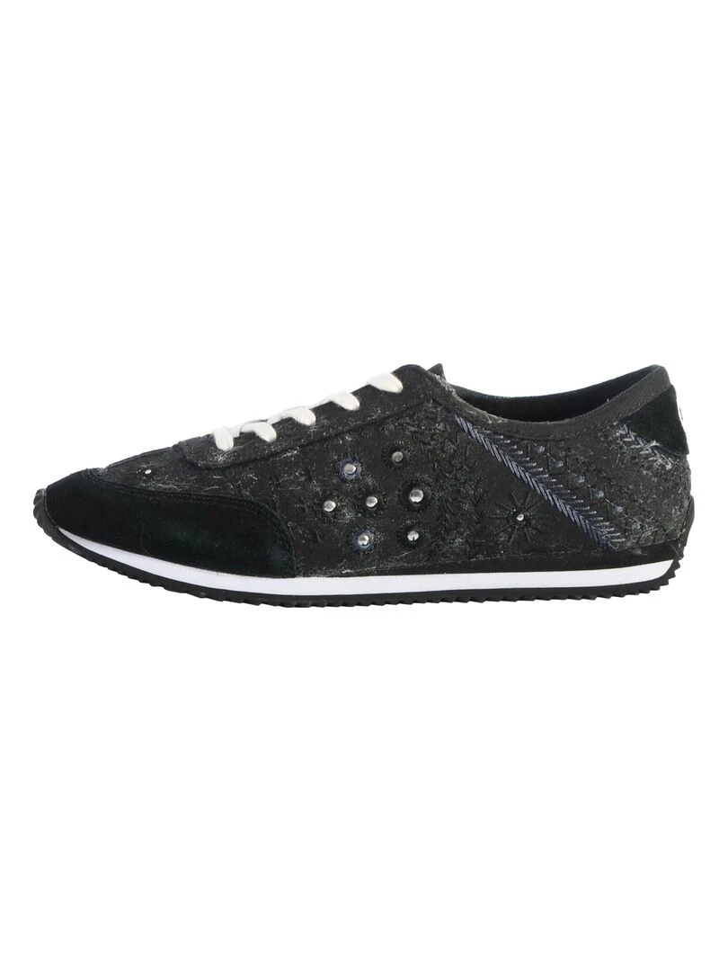 Basket Cuir Desigual Royal Noir