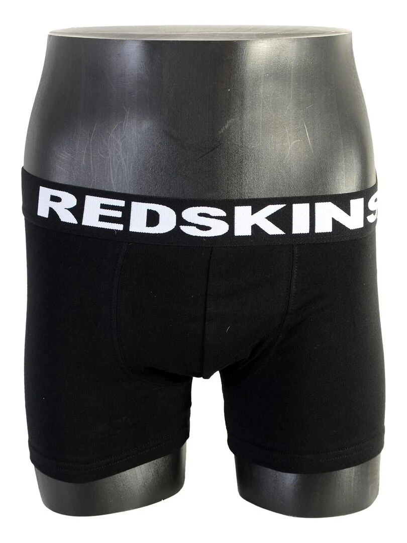 Boxer Redskins Pack De 2 Bx01   Noir