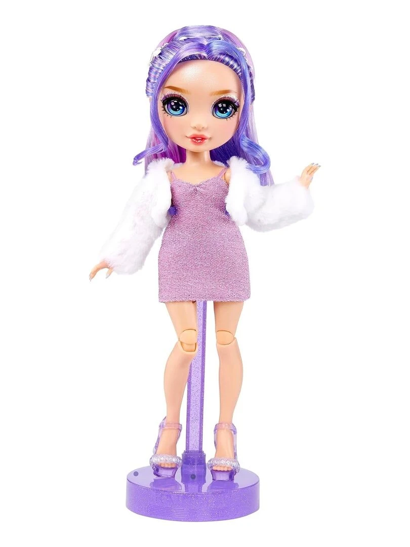 RAINBOW HIGH Fantastic Fashion Poupée   Violet Willow   Violet