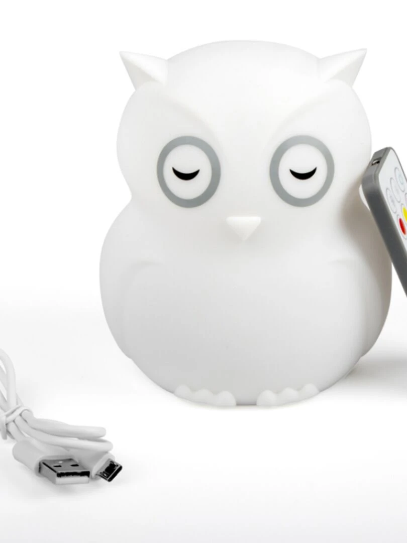 Veilleuse nomade en silicone Hibü (12 cm) Blanc
