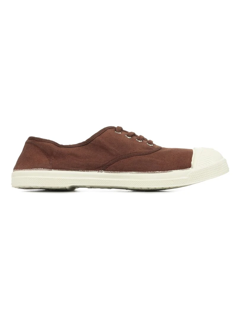Baskets Tennis Lacets Bordeaux