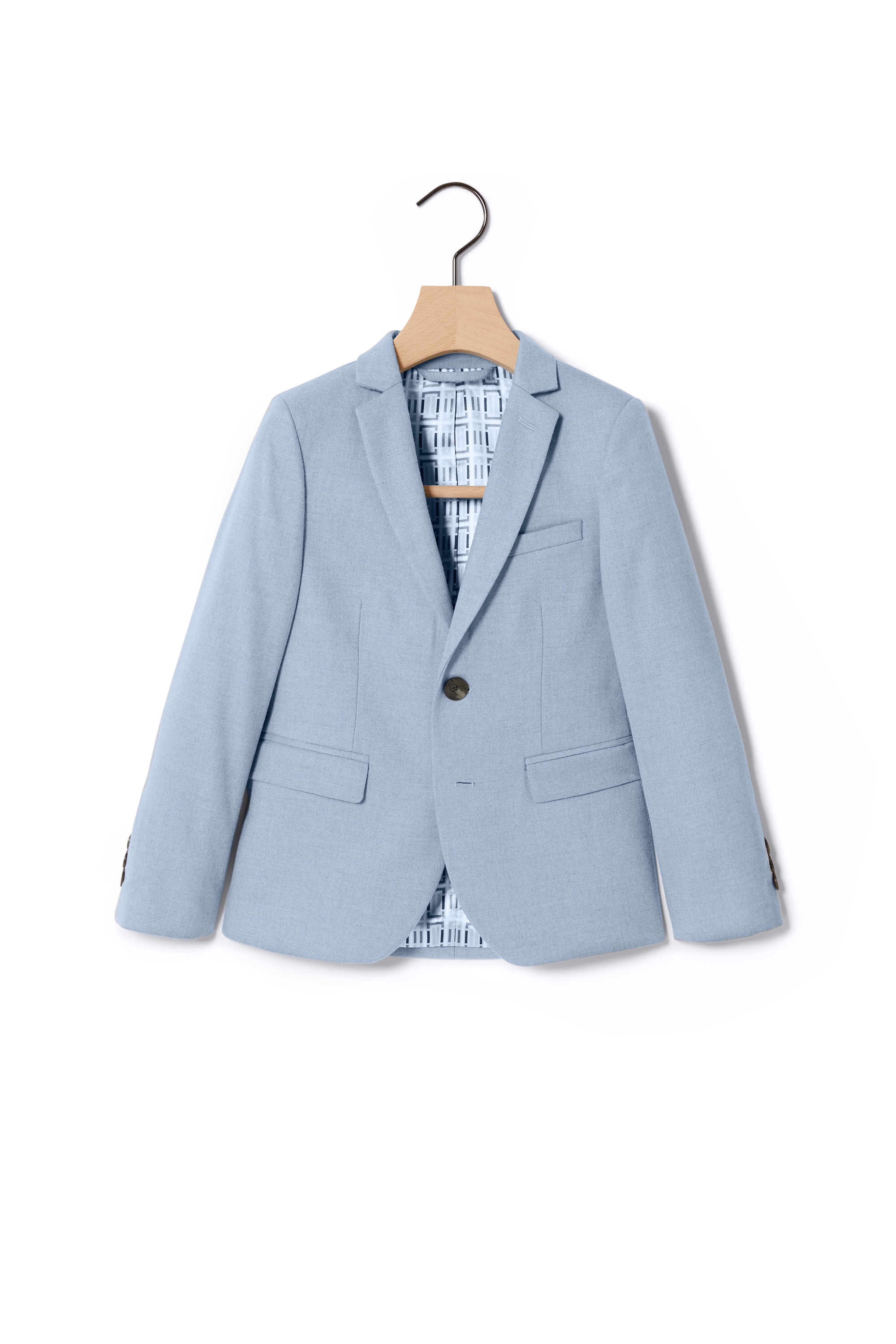 Boys Light Blue Flannel Jacket   Buy Online at Moss