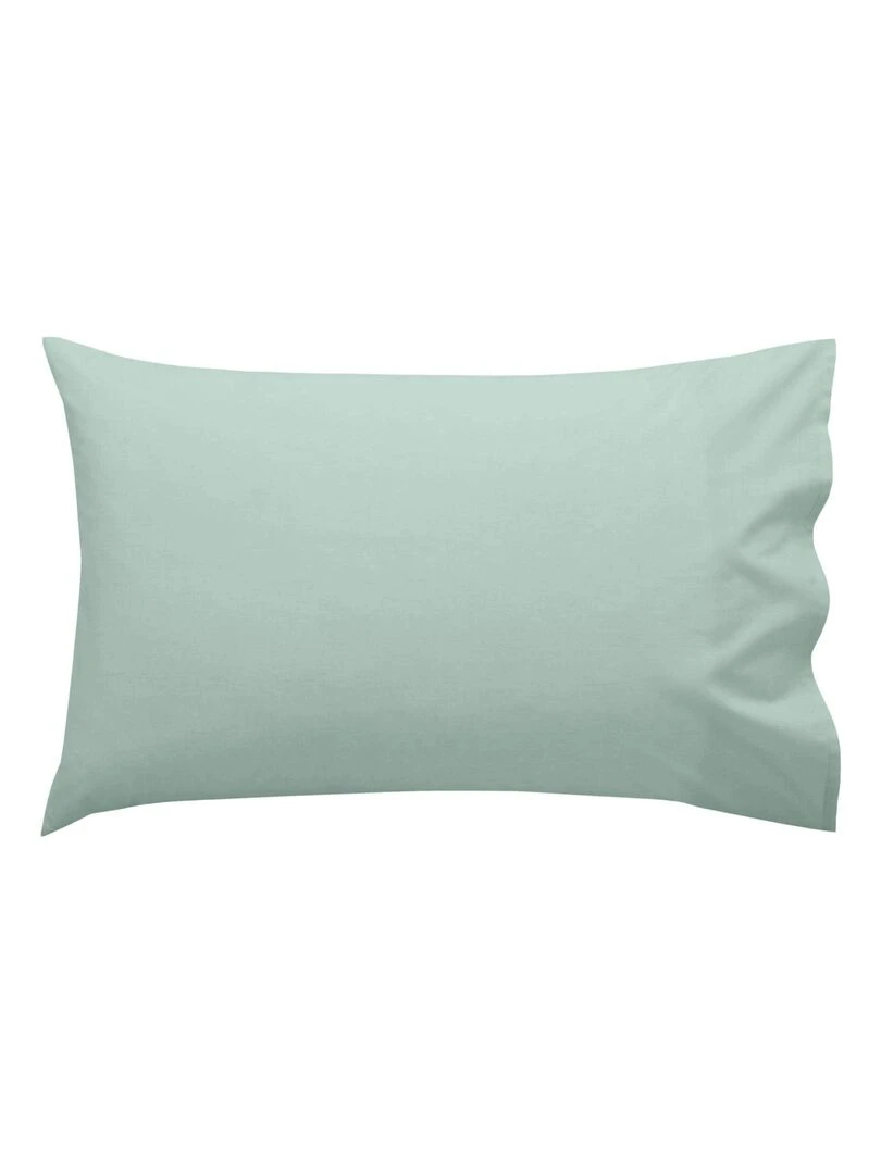 Parure housse de couette 2 pièces Basic Lit Bébé "Happyfriday"   Vert d'eau