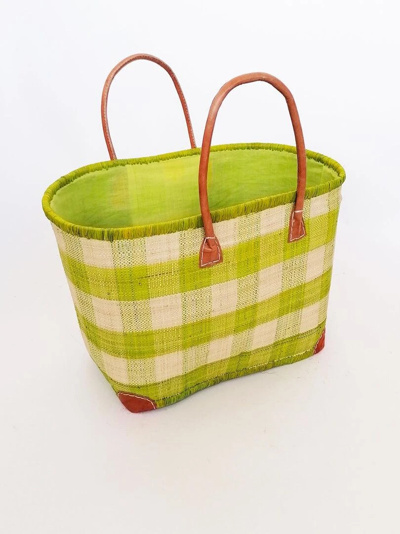 Panier Beloha GM Anis avec pochon Vert anis