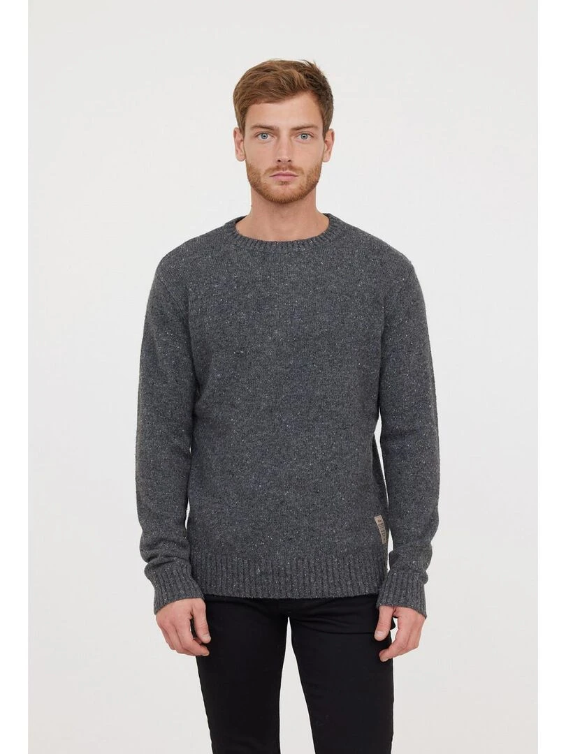 Lee Cooper Pull manches longues laine regular COOLY gris anthracite