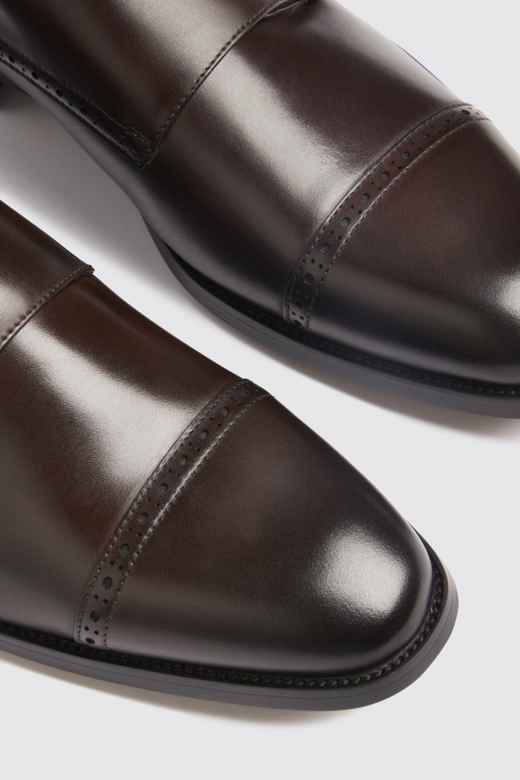 John White Alderney Brown Double Monk   Buy Online at Moss