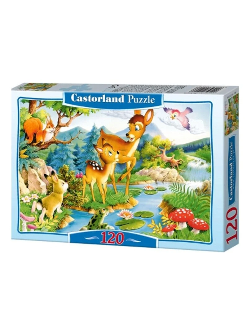 Puzzle 120 pièces : Bambi et sa maman N/A