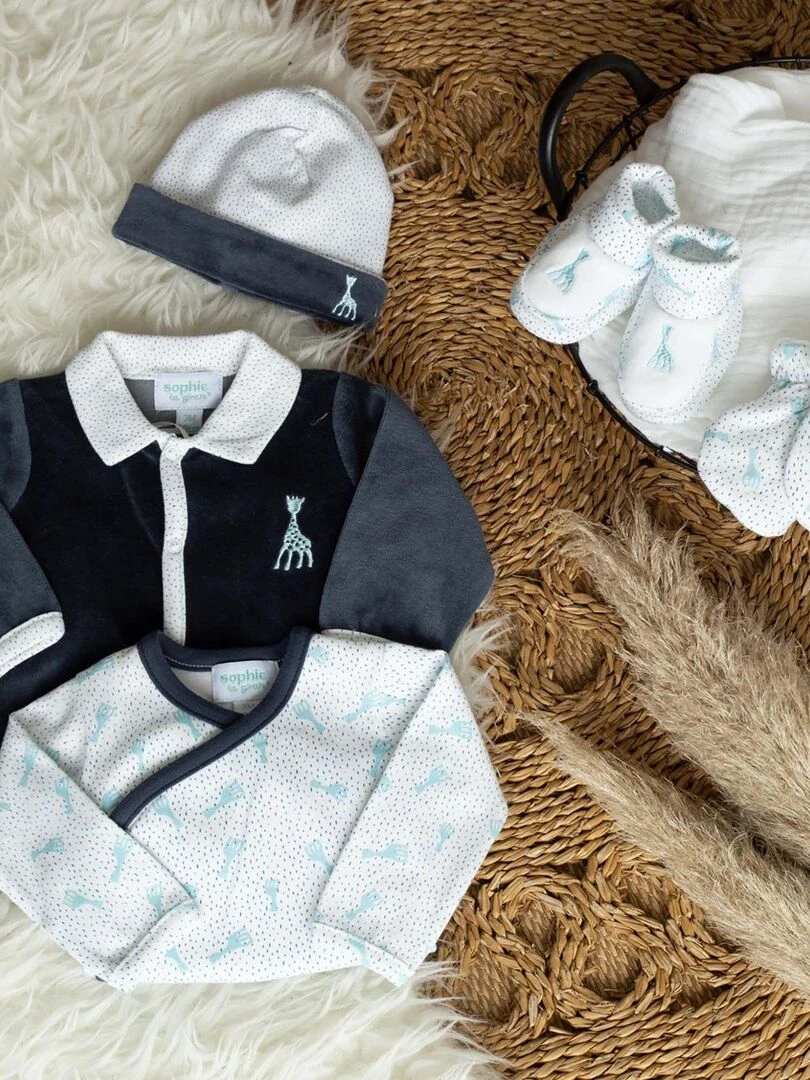 Bonnet naissance   Bleu