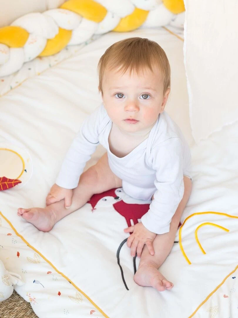 Tapis d'éveil bébé Trois Kilos Sept   Moutarde
