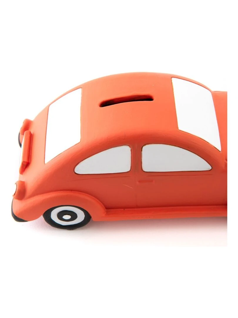 Tirelire voiture Marcel (10 x 16 cm) Rouge