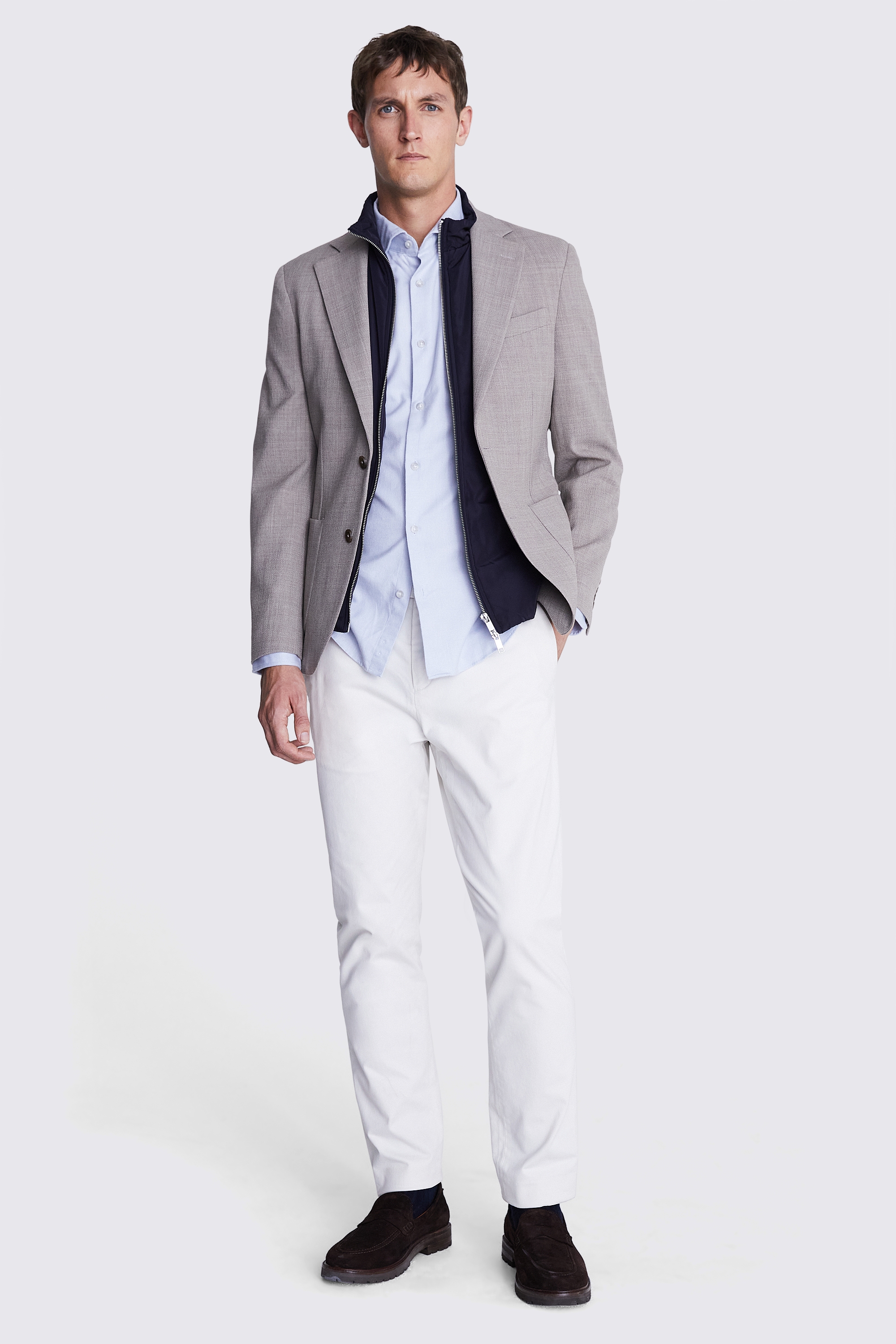 Navy Hoxton Jacket     Buy Online at Moss
