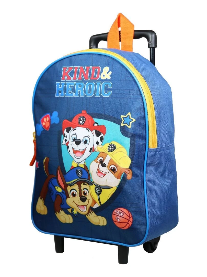 BAGTROTTER Sac à dos à roulettes 31 cm Pat'Patrouille Bleu Bleu