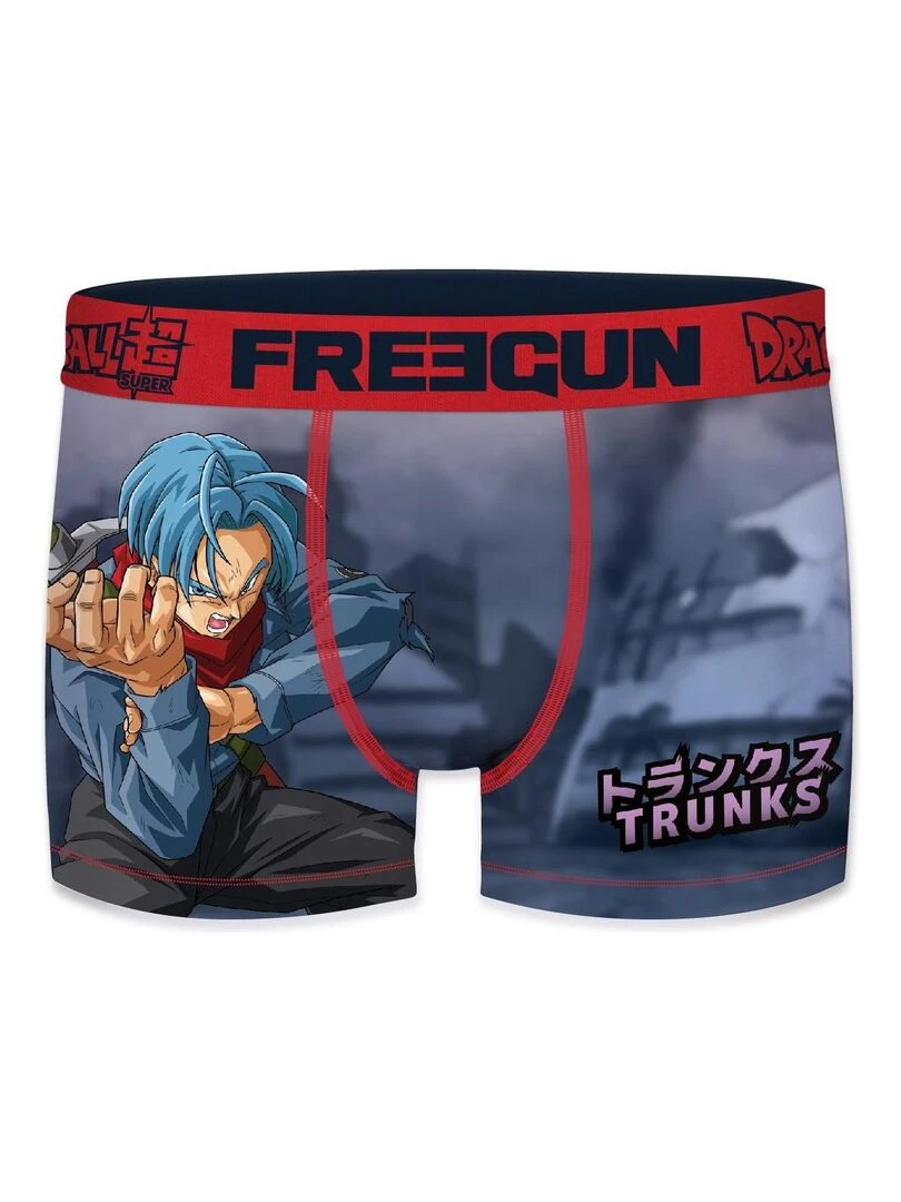 Lot de 3 Boxers garçon Dragon Ball Super Freegun   Gris