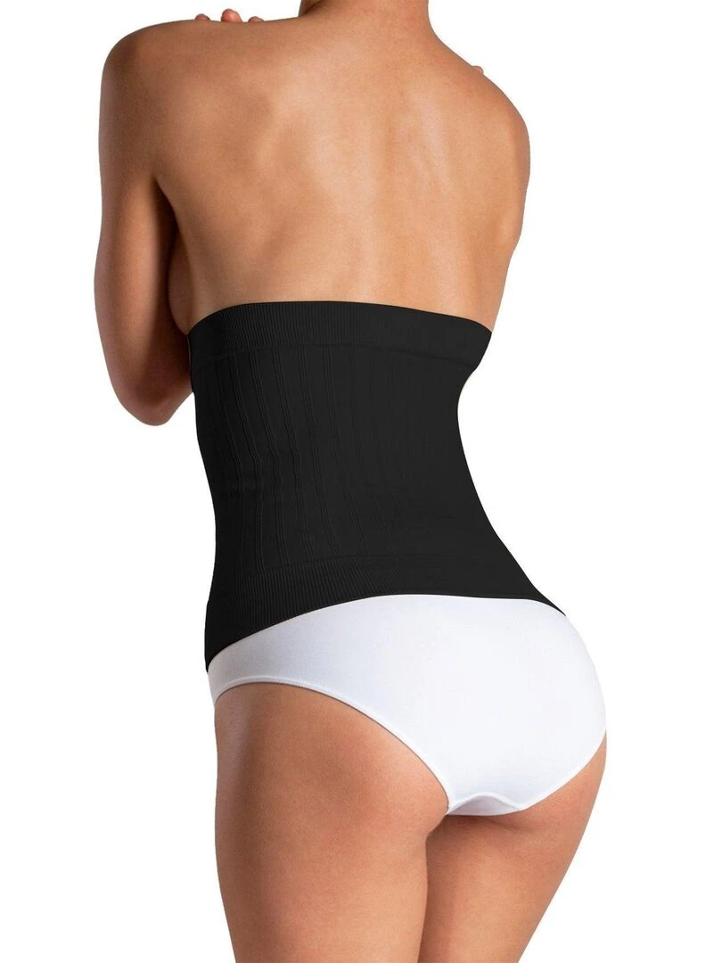 Ceinture Gainante avec Actifs Minceur   Noir