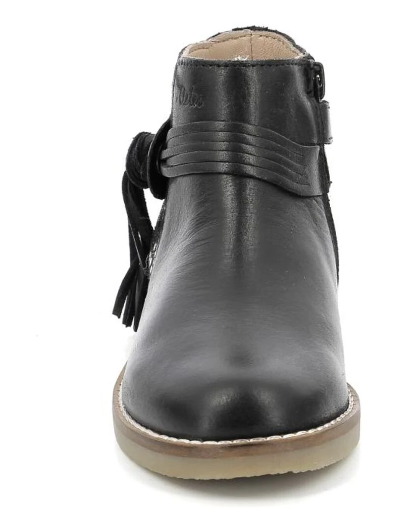 Boots Cuir Wizia   Noir