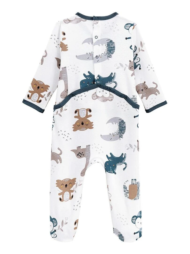 Pyjama bébé Friendly Ecru