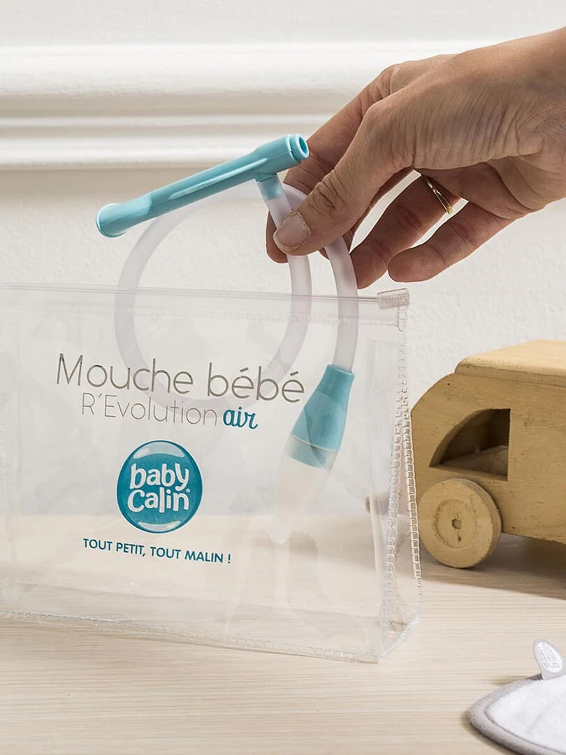 Mouche bébé R'Evolution Air   Soufflez pour moucher bébé   Bleu