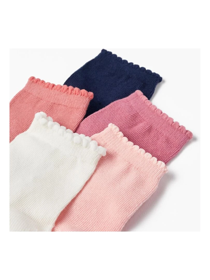 Pack 5 Paires de Chaussettes pour Fille ESSENTIALS LINE Multicolore