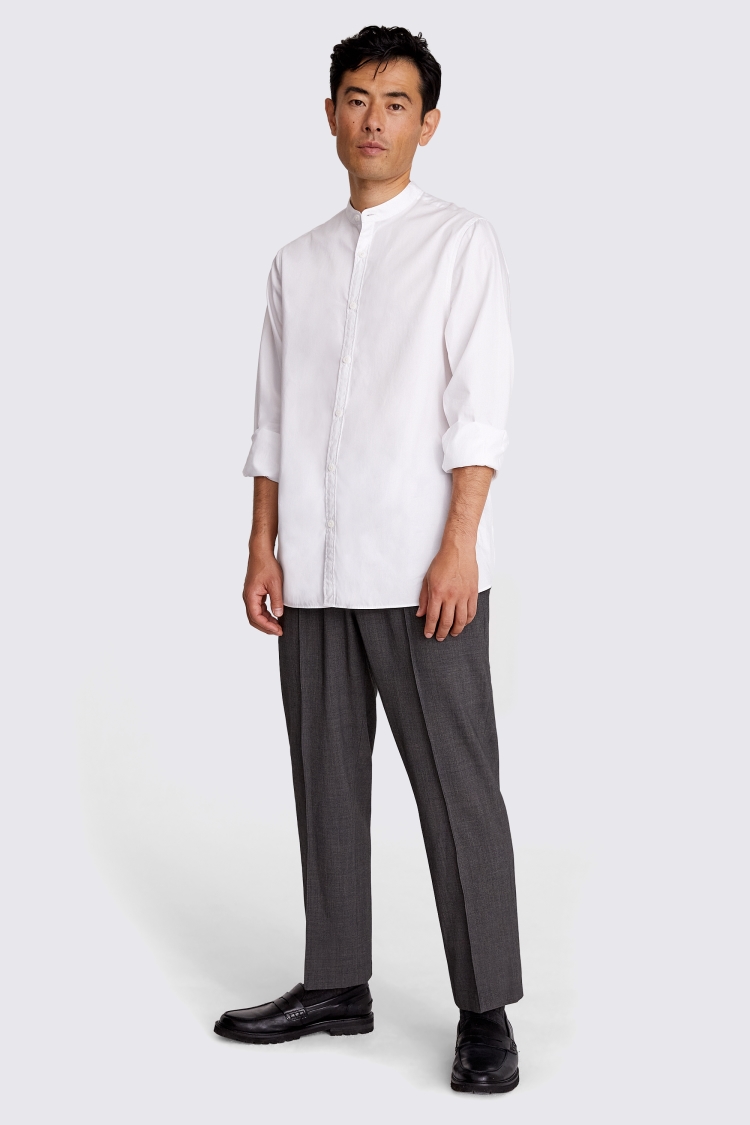 Off White Fine Twill Shirt Buy Online at Moss