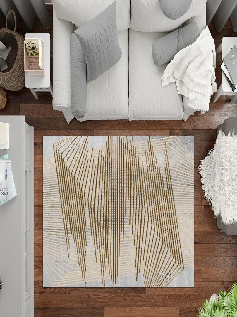 Tapis NOUR Gold Doré/or