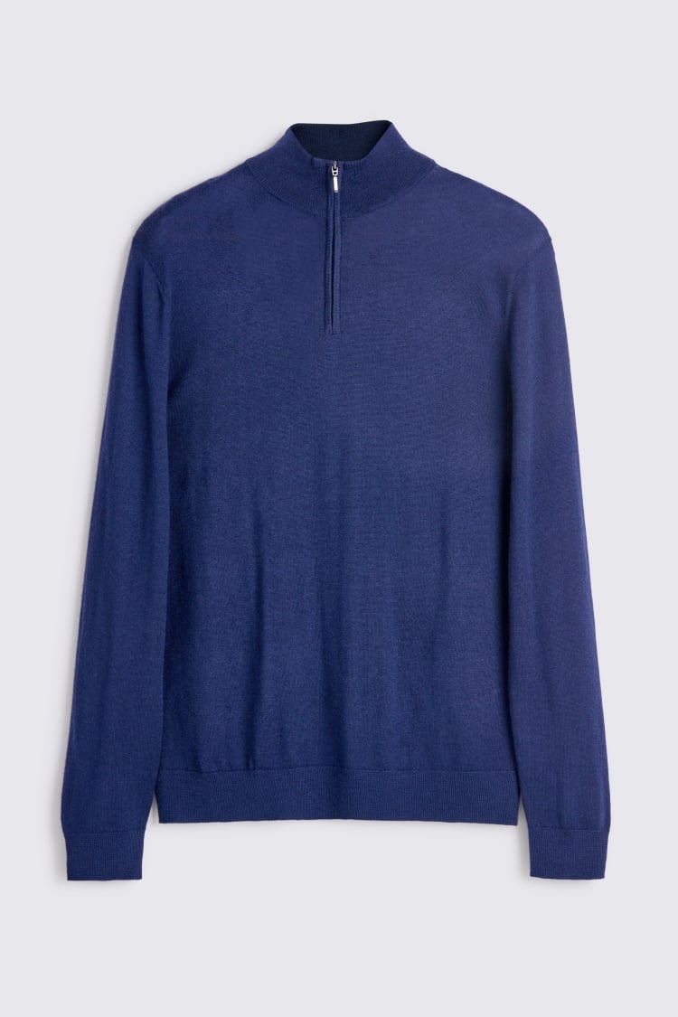 White Merino Mock-Neck Jumper   Buy Online at Moss