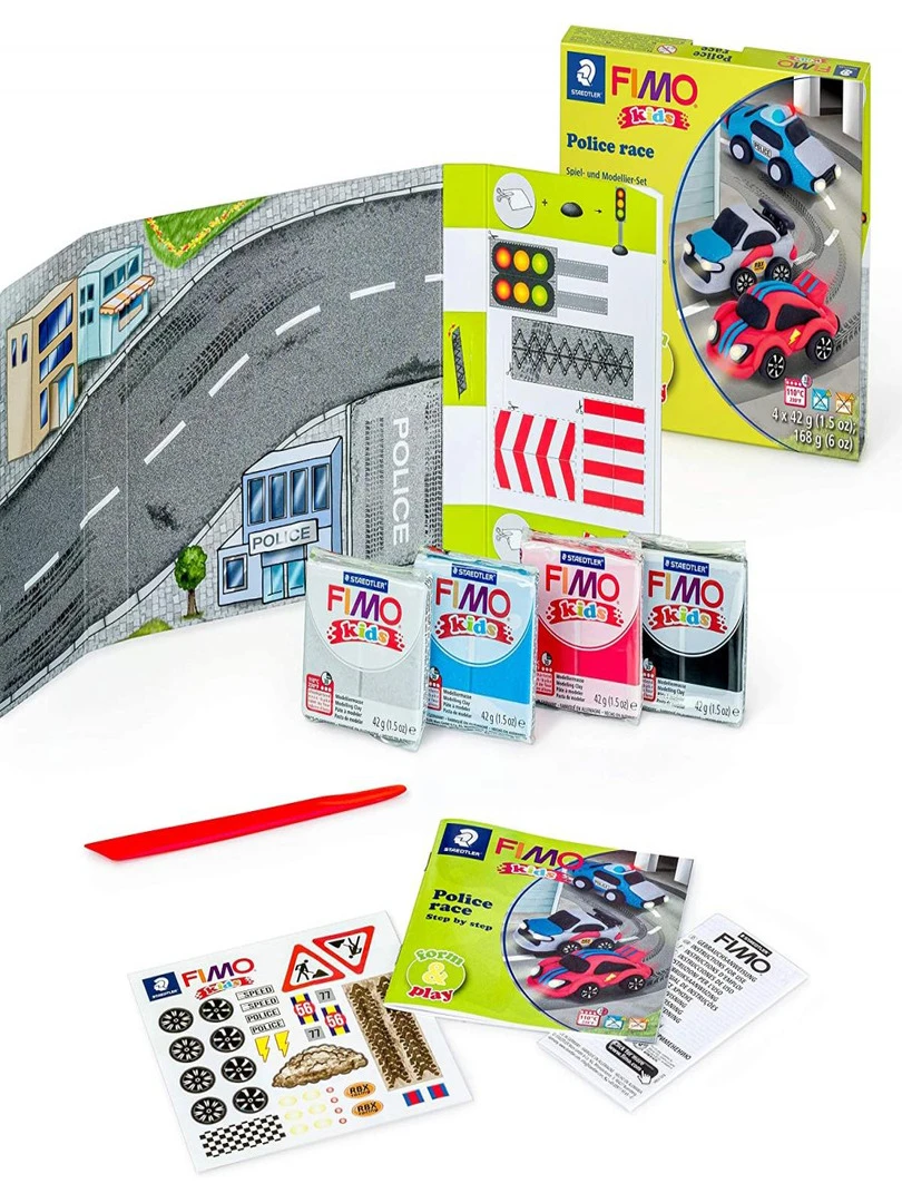Kit Fimo Kids Course De Police N/A
