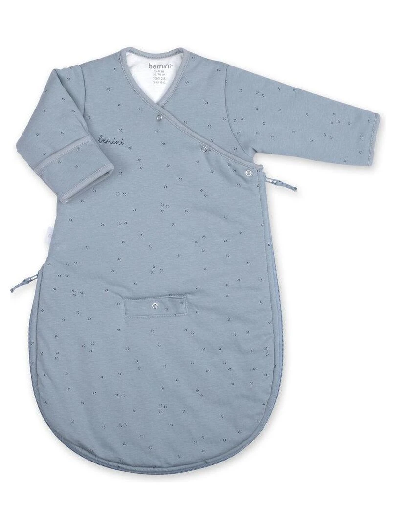 Bemini Gigoteuse 1 4 mois Pady jersey + jersey tog 3 Bleu gris