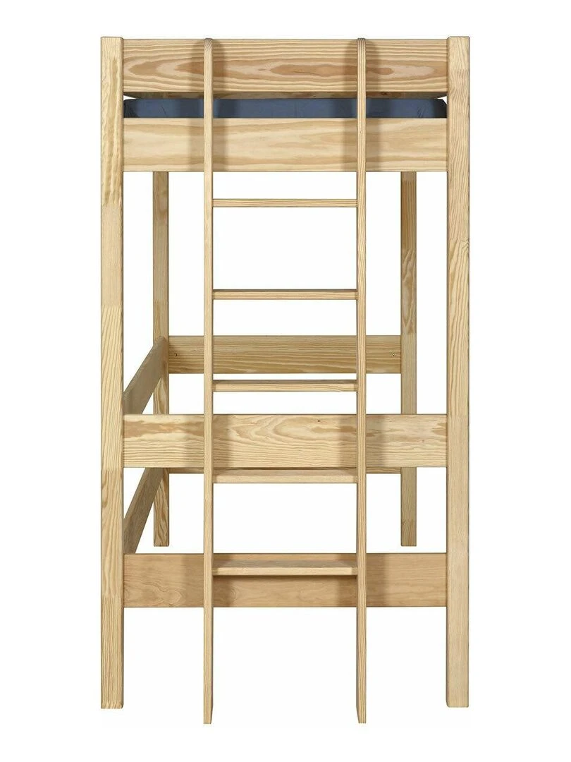 Pack lit mezzanine avec matelas Jamy   AKITEN RETAIL   Marron