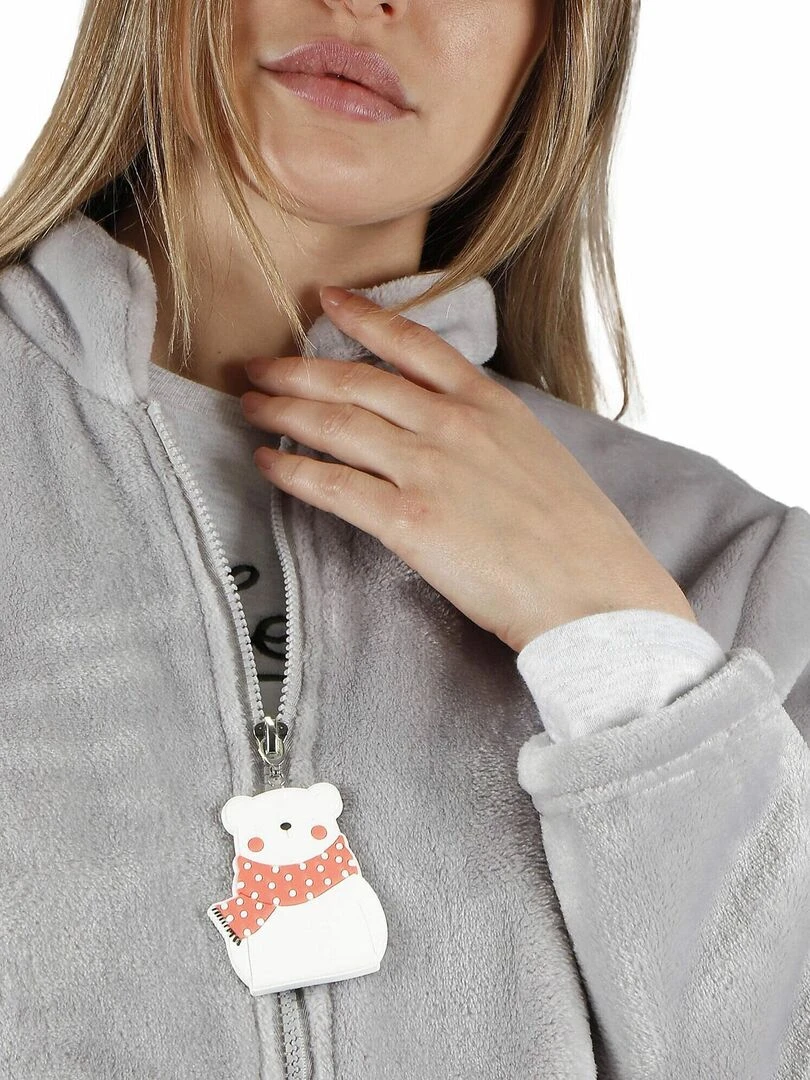 Veste d'intérieur Hello Winter   Gris