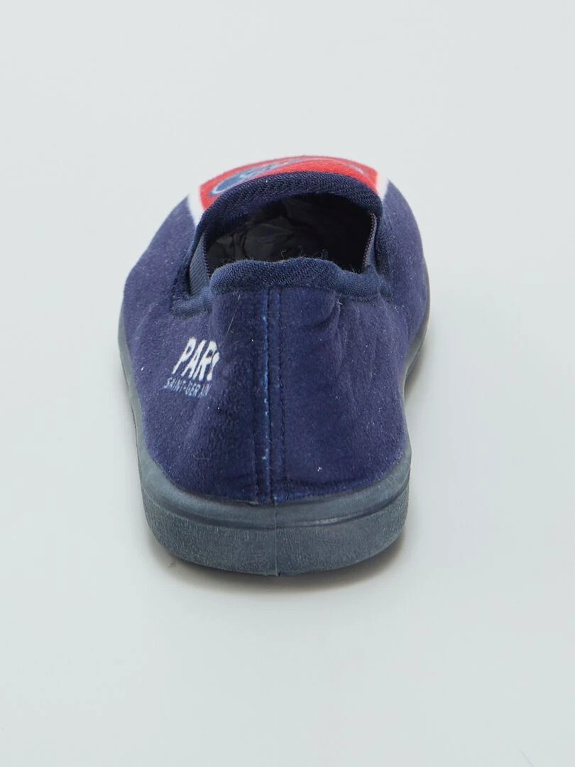 Chaussons bas 'PSG'   bleu